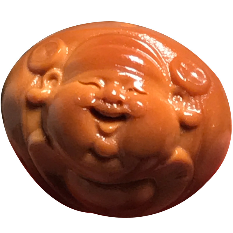 横财神背云单子挂橄榄核三通佛头