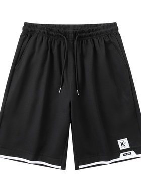 休闲短裤男士慵懒风冰感夏季薄款
