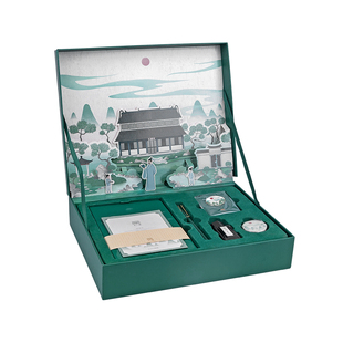 kinbor天一阁联名B6手帐本套装手账礼盒中国风笔记本送礼物计划本