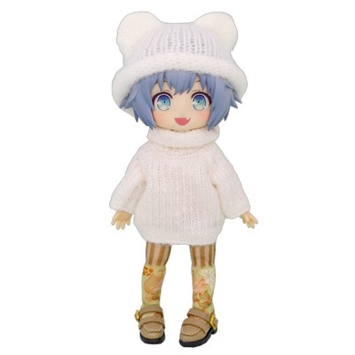 ob11娃衣配件毛线帽冬动物熊耳