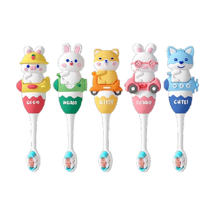 英格翰儿童牙刷1-6-12岁软毛牙刷小学生训练趣味换牙期牙刷