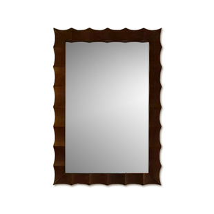 美式智能浴室镜客厅餐边墙面装饰镜中古卫生间化妆镜子异形洗漱镜