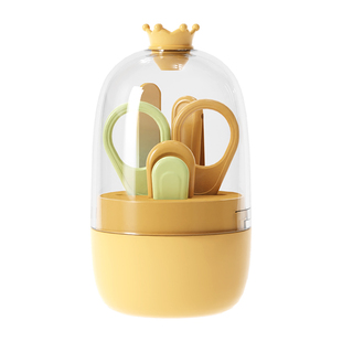 道理熊婴幼儿指甲剪套装新生专用宝宝指甲刀钳安全防夹肉婴儿童