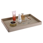 轻奢风长方形首饰托盘高级感客厅家用茶几简约桌面手机钥匙收纳盘