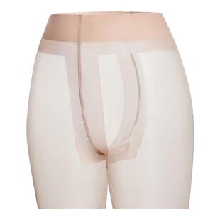 绫「绝」3D透明超薄通勤自然隐形黑丝袜防掉裆连裤打底袜女春秋款