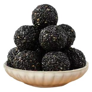 恣怡黑芝麻丸126克独立包装低聚果糖蜂蜜孕期辟谷零食芝麻球零食