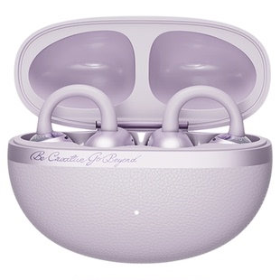 QCY小耳球C50耳夹式AI蓝牙耳机无线开放式新款运动翻译政府补贴