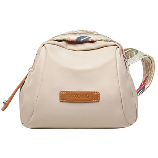 奥康胸包2025新款包包女款腰包高级帆布包百搭斜挎包大容量通勤包