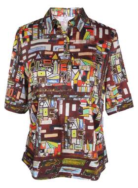 七分袖女士衬衫2021年夏季新品