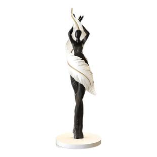 简约现代艺术灯摆件抽象装饰品客厅酒柜电视柜玄关高级感小众雕塑