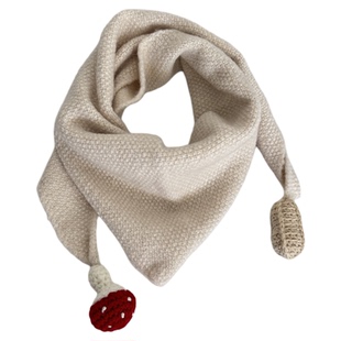 婴儿围巾秋冬季男女宝宝毛线针织围脖保暖时尚围脖套儿童护颈脖套