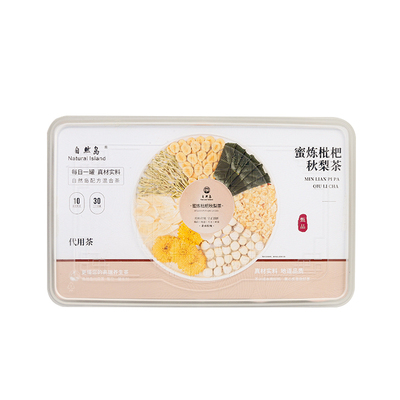 自然岛枇杷秋梨茶润肺养生茶