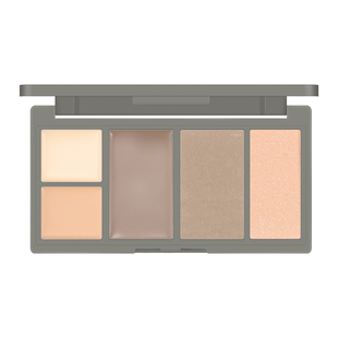 NOVO高光修容遮瑕三色一体盘脸部提亮鼻影阴影哑光立体塑形粉膏女