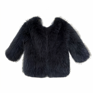 女童皮草外套2026新款儿童仿狐狸毛毛大衣女宝冬季保暖上衣千金风