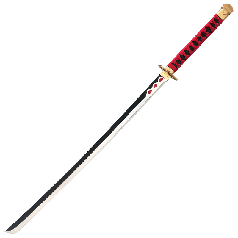三木君 阴阳师cos道具服鬼切龙胆霖心武器 定制刀不可开刃 木质