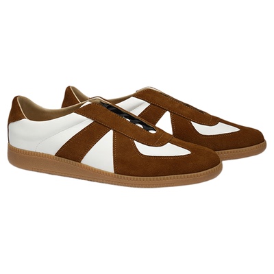 小牛皮德训鞋T头鞋男chioryn青润