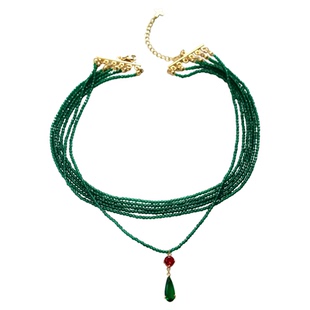 SU浮空岛「哈尔」原创小众高级感choker叠戴项链法式复古锁骨链女