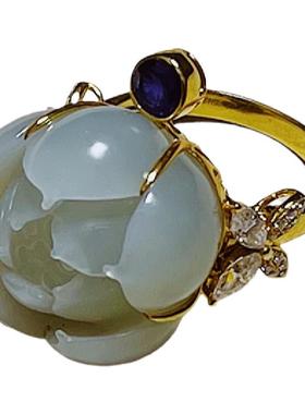 承李李原创设计风招财转运戒指