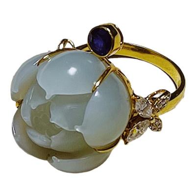 承李李原创设计风招财转运戒指