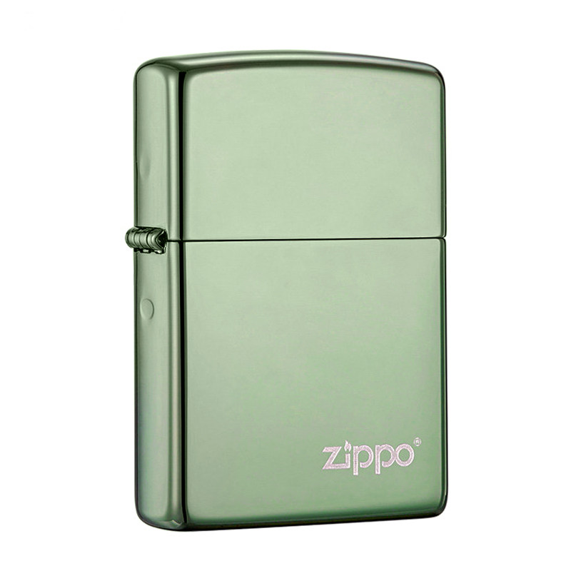 ZIPPO绿冰经典标志变色龙