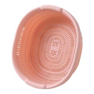 厨房双层塑料滴水篮洗菜盆洗水果篮多用淘米器洗菜篮沥水篮滤水筛