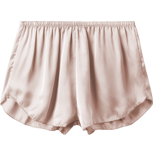 2条 睡裤家居裤女短裤夏季休闲丝滑薄款冰丝打底裤女生宽松可外穿