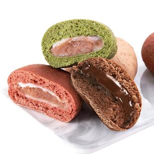 小鸡收腹全麦欧包面包夹心欧宝低0无糖精脂肪轻食代餐早餐零食品