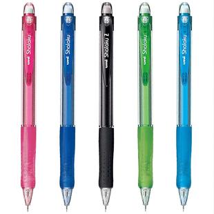 【自营】日本Uni三菱M5-100自动铅笔高颜值活动铅笔经典彩色杆带橡皮小学生专用儿童铅笔不易断铅0.5mm自动笔