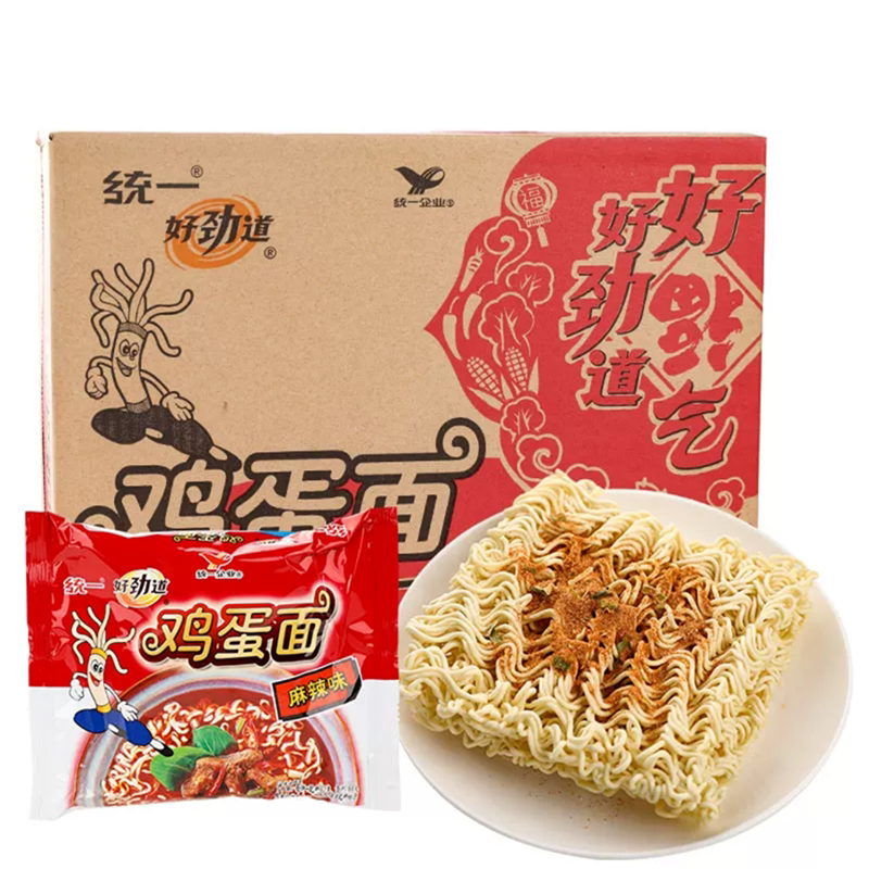 好劲道麻辣味统一好劲道鸡蛋面