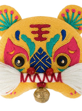 藏地猛虎平安守护香囊