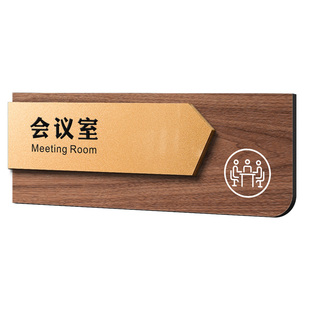 会议室门牌定制总经理董事长财务综合办公室标识牌高档高级感创意设计亚克力公司部门科室高端指示标牌贴订制