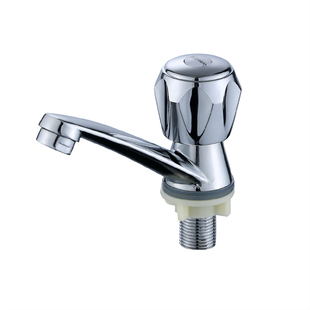 洗脸盆单冷水龙头工程工地专用普通面盆龙头公共场所简易快开单水