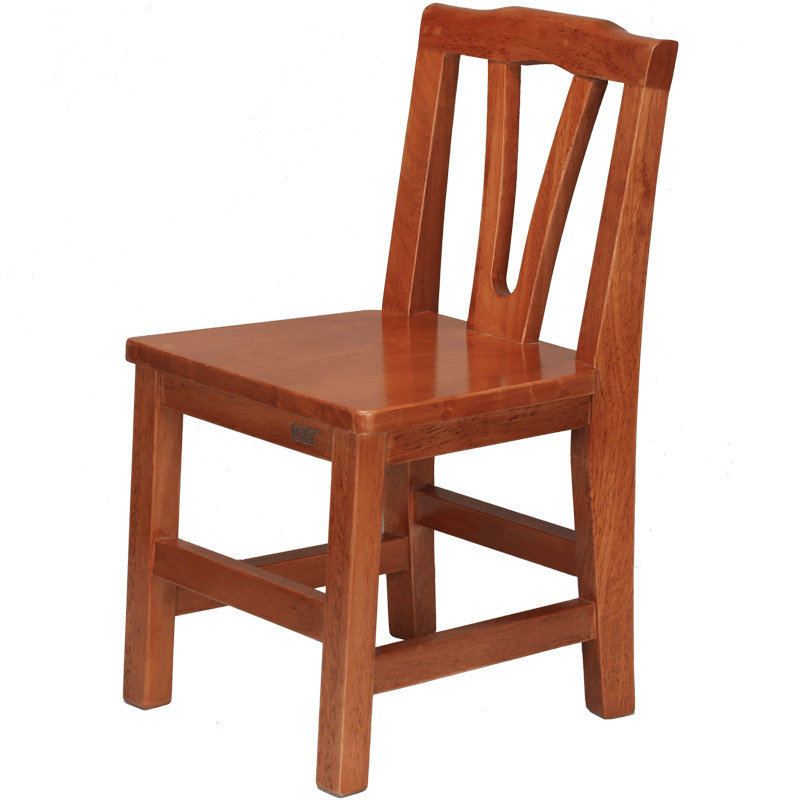 朴易靠背椅子实木儿童凳子小靠背橡木小椅子家用梳妆凳换鞋凳包邮