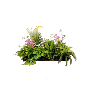 仿真绿植装饰景观隔断造景组合长条室内餐厅美容院造景仿真植物