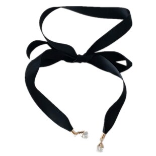 白黑绿米红色女士打结腰带时尚百搭配连衣裙子汉服外套装饰腰链细