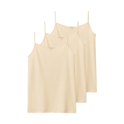 春夏纯棉打底背心郡是3件装透气