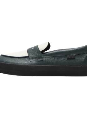范斯Vans Skate Loafer 黑色复古皮革拼接圆头乐福鞋VN0A5DXU1CI