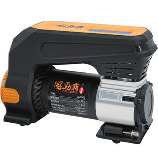台湾风劲霸电动12V车载打气泵轿车SUV越野轮胎充气泵带风扇LG500S