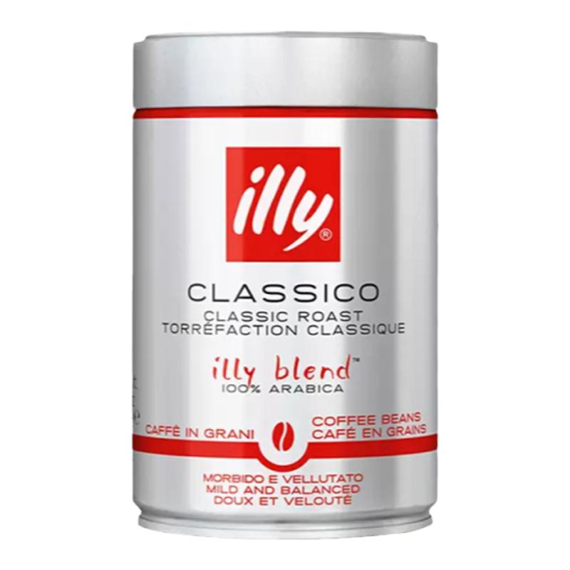 Illy意利阿拉比卡咖啡豆意大利原装进口手冲现磨咖啡粉250g罐装