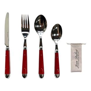 法国Jean拉吉奥乐西餐餐具刀叉套装高级轻奢不锈钢家用刀叉咖啡勺