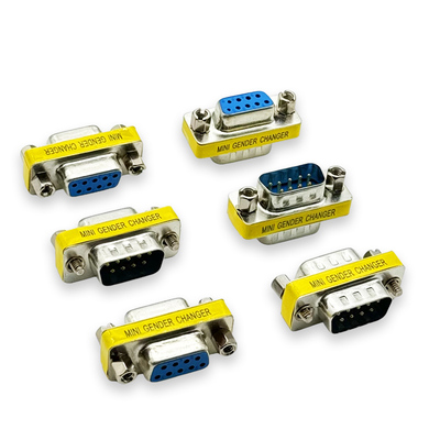 DB9转接头 针串口转换头 RS232转换头 母转母 公转母公转公接插头