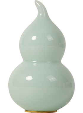 中式陶瓷七彩小葫芦福禄吉祥摆件