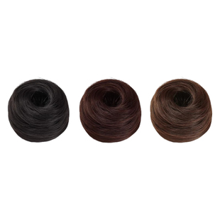 鸟巢假发丸子头盘发器后脑勺伸缩扎发神器仿真发头顶蓬松花苞发饰