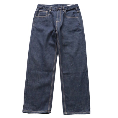 原浆赤耳原牛色牛仔裤男直筒宽松