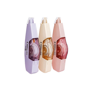 长立修正带学生用涂改带高颜值顺滑改正带改错带可换替芯修改神器简约便携休正纠修真大容量学习文具