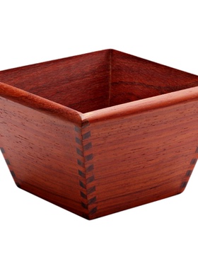 实木红花梨木中式木质米斗