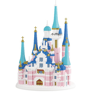 黄鹤楼天安门小颗粒益智积木玩具男女孩高难度手工拼装3d拼图礼物