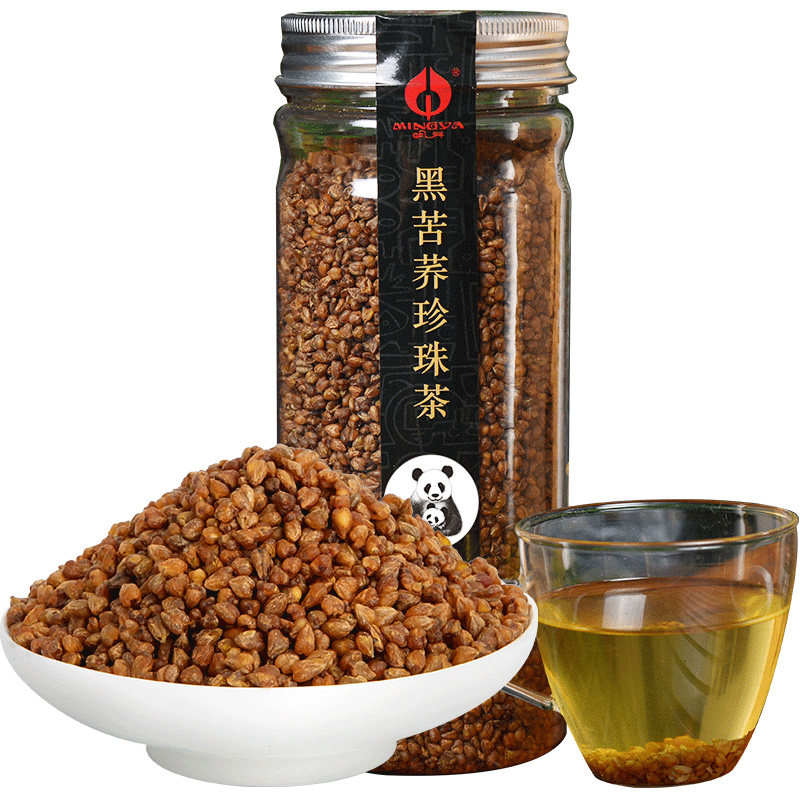 黑苦荞茶黑珍珠四川大凉山荞麦茶