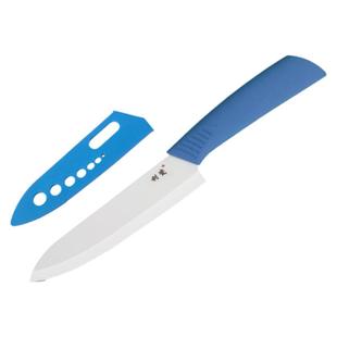 利瓷6寸水果刀带刀鞘 切片刀切菜刀日本工艺陶瓷刀易清洗不生锈