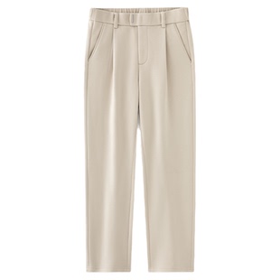 秋冬加绒加厚休闲裤男宽松垂感西装裤直筒高级感春秋季新款长裤子